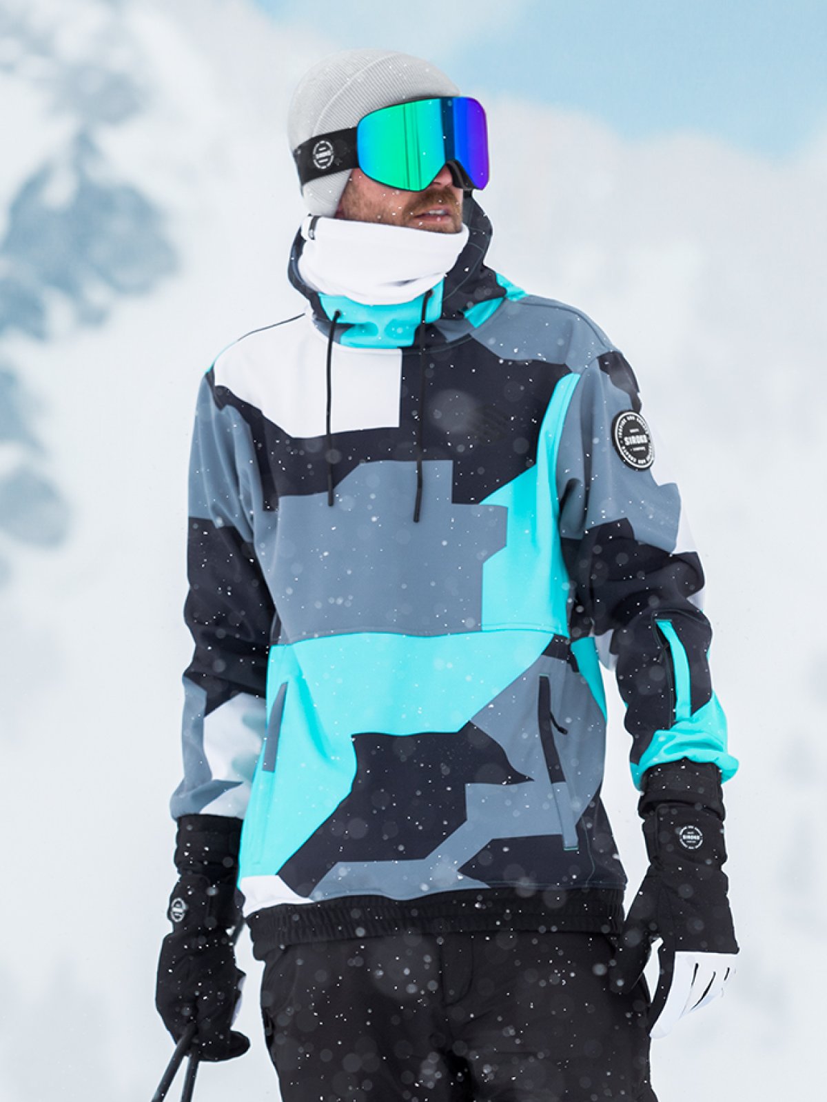 Shelter - Moufles de ski/snowboard pour Homme