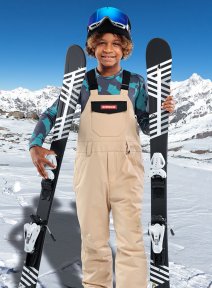 children's ski and snowboard bibs