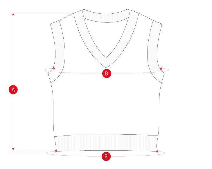 Tennis Knitted Vest Woman