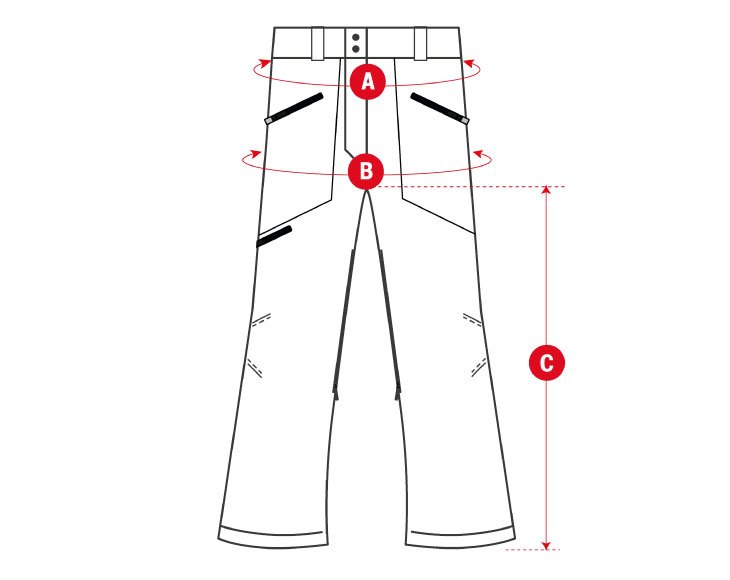 Snow Hardshell Pantstaped Woman