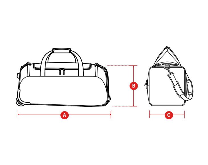 Collab RSG WheelieDuffle160L Accessories