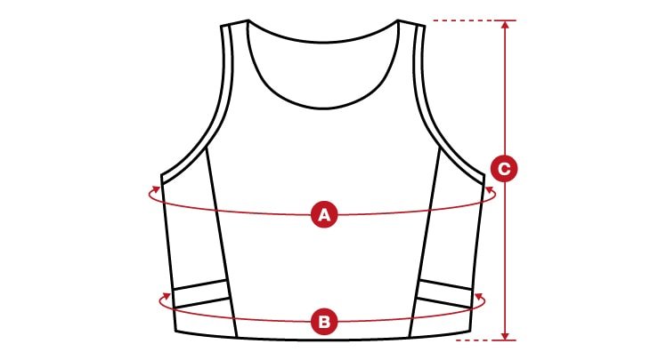 Fitness Bra size chart