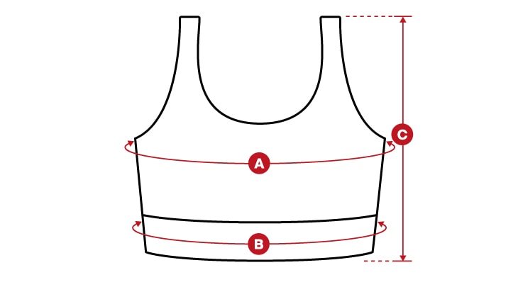 Fitness Bra size chart