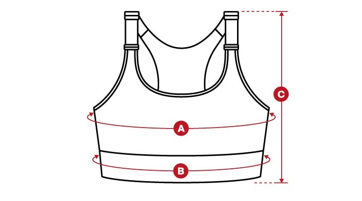 Fitness Bra size chart