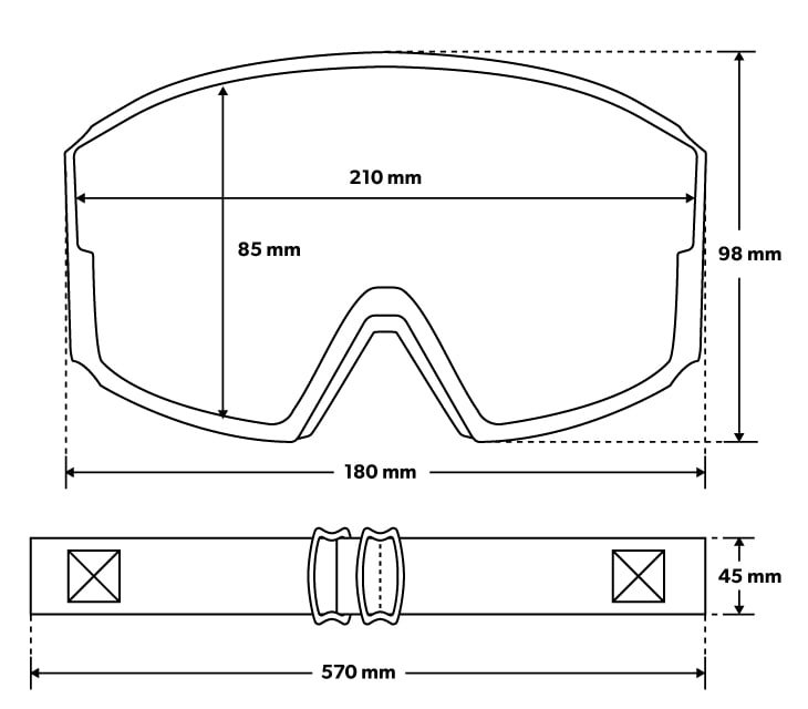 Guía de tamaños gafas Siroko Tech G3
