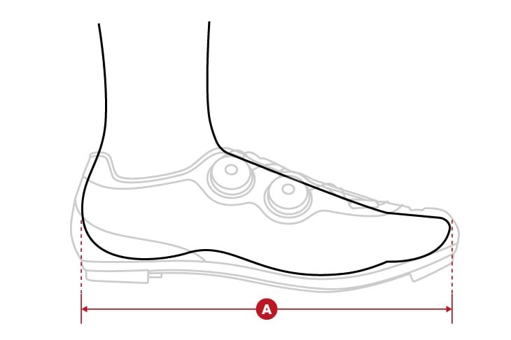 C1 cycling shoes size chart