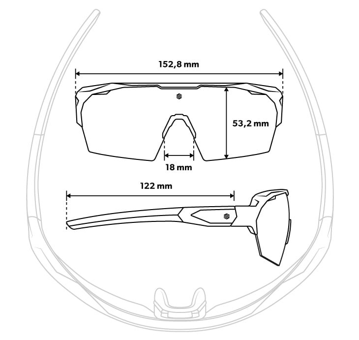 Guía de tamaños gafas Siroko Tech K4 SRX