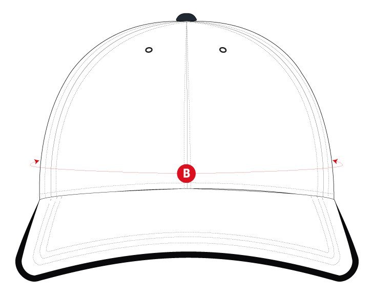 Golf cap size chart