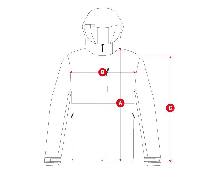 Lifestyle W2 jacket woman size chart