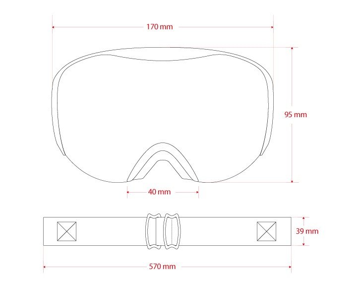 Guía de tamaños gafas Siroko Tech G-Core Kids