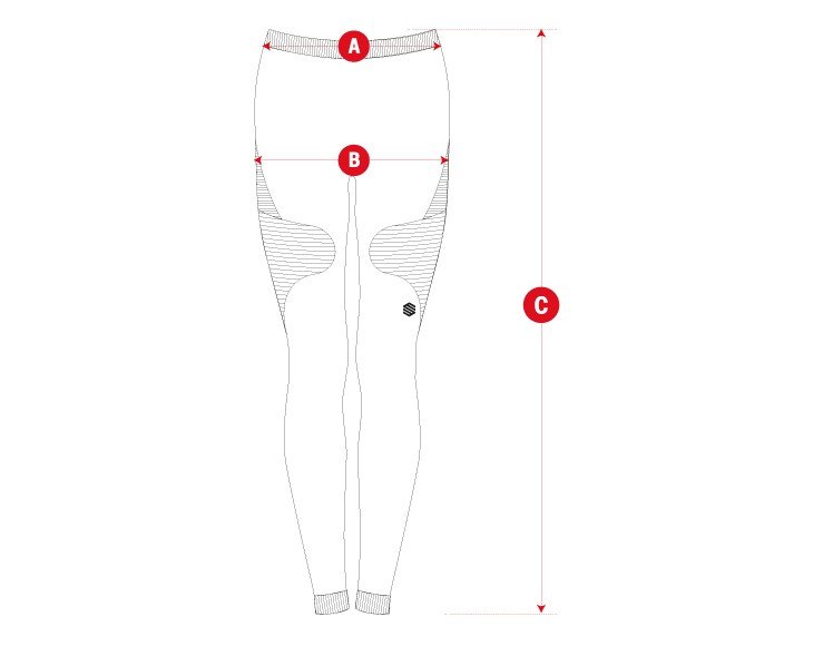 Snow merino pants woman size chart