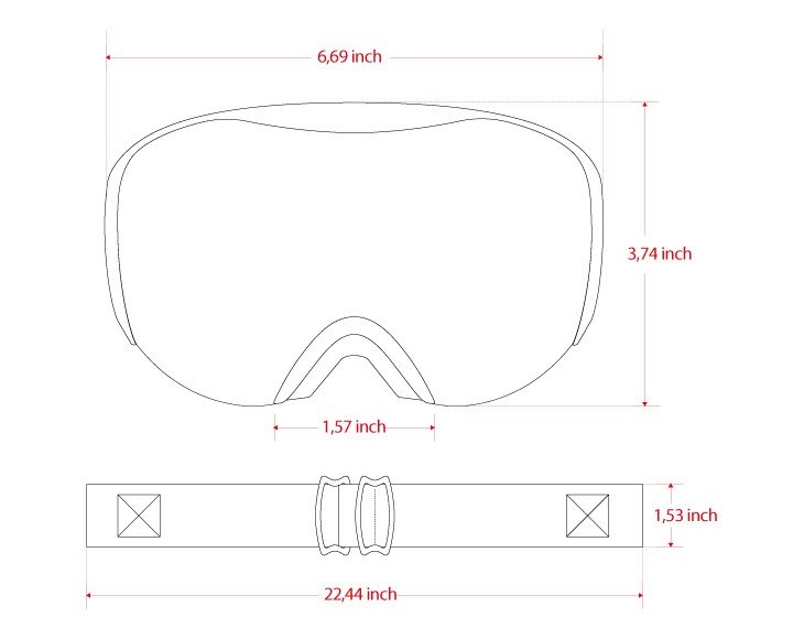 Guía de tamaños gafas Siroko Tech G-Core Kids