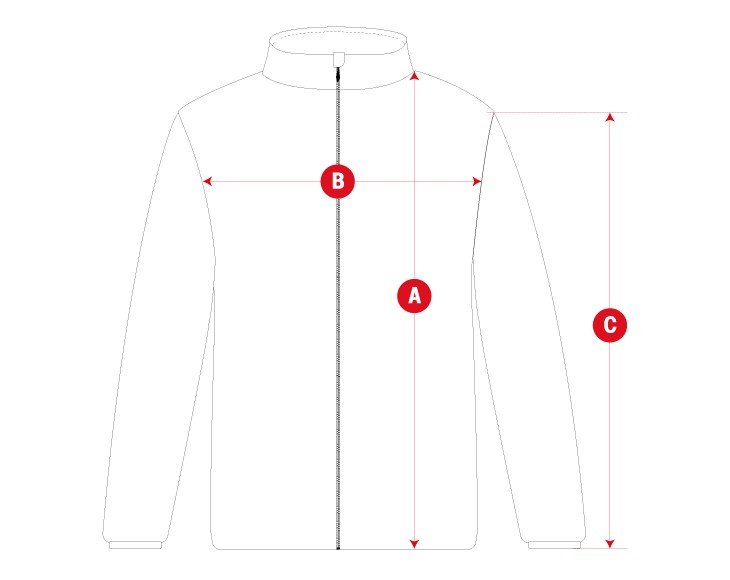 Snow core polar kids girl size chart