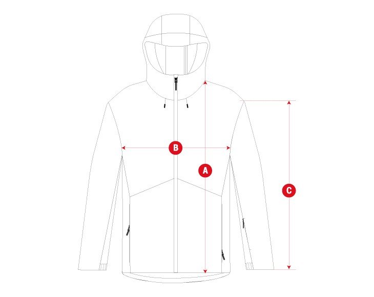 Snow core insulation jacket kids size chart