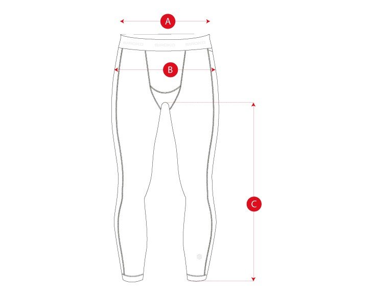 Gym capri leggings man size chart