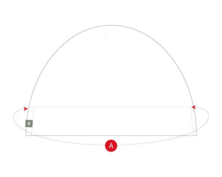 Gym running beanie size chart