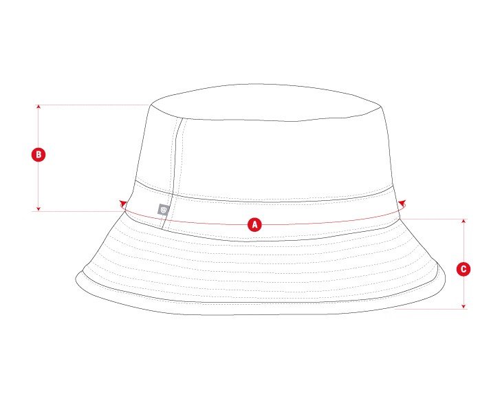 Golf buckethat size chart