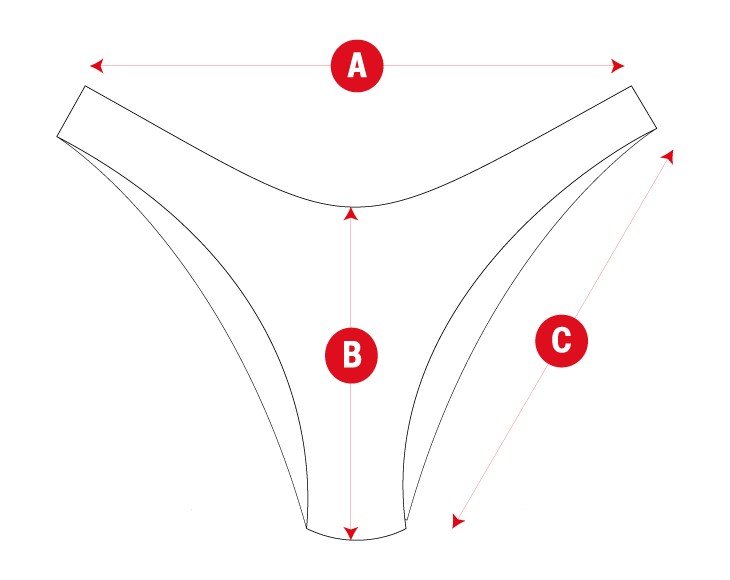 Sant Antoni bikini bottom woman size chart