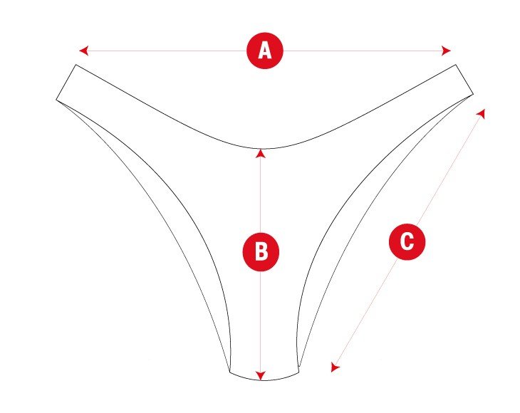 Sant Antoni jacquard briefs woman size chart