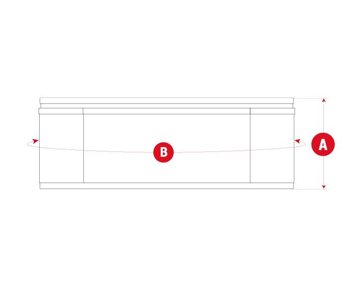 Hiking Trail Belt size chart