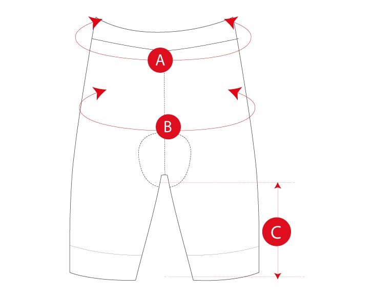 Cycling core shorts kids girl size chart