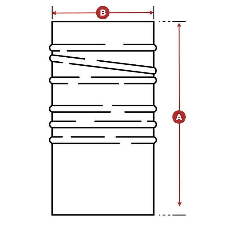 Osasuna neckwarmer size chart