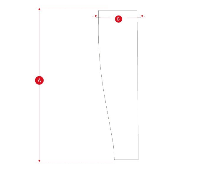 Gym calf sleeve size chart