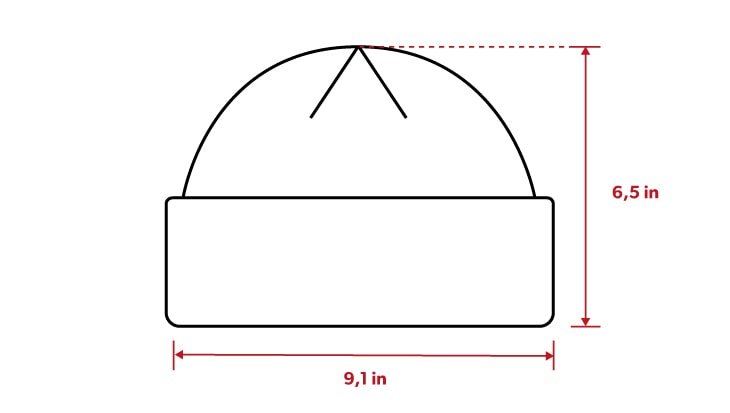 Guía de tamaños Gorro de nieve