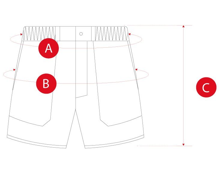 Hiking shorts DWR woman size chart