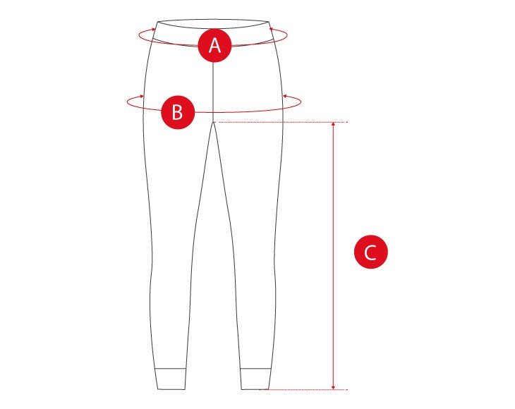 Hiking leggings woman size chart