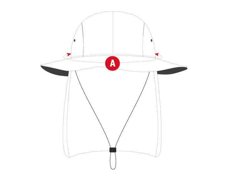 Hiking cap legionnaire size chart