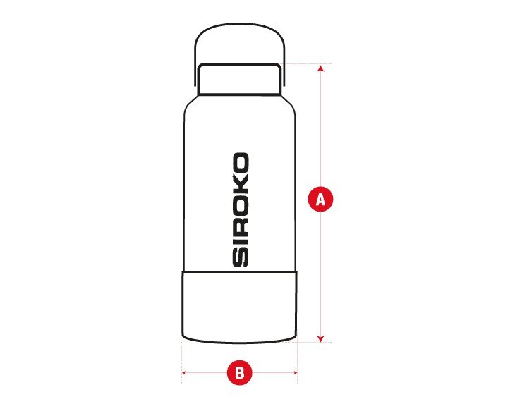 Hiking thermo size chart