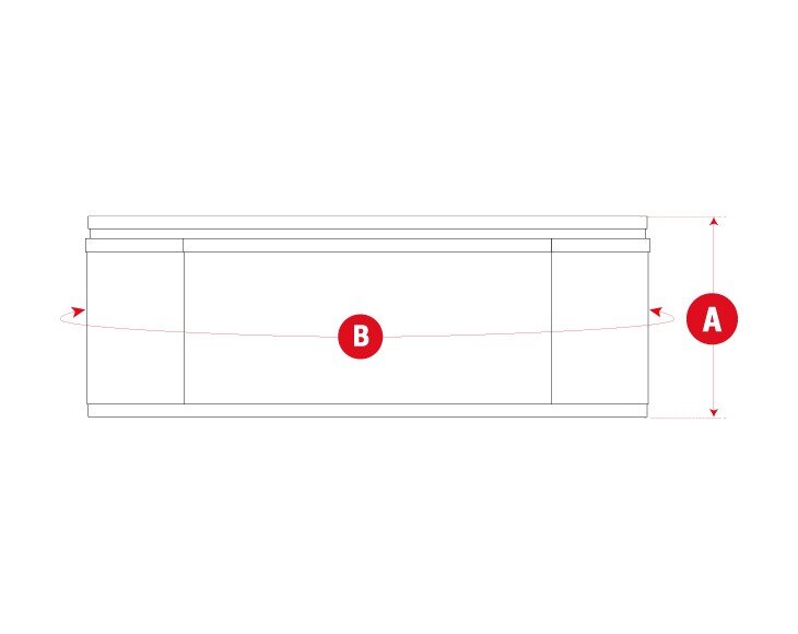 Hiking Trail Belt size chart