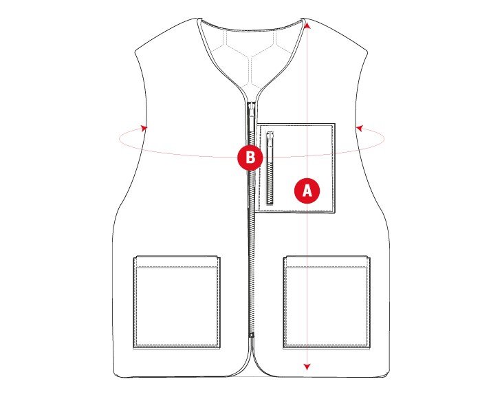 Lifestyle vest sherpa woman size chart