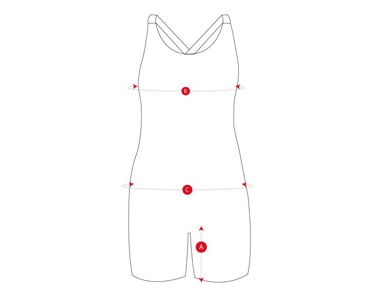 Gym bodysuit size chart