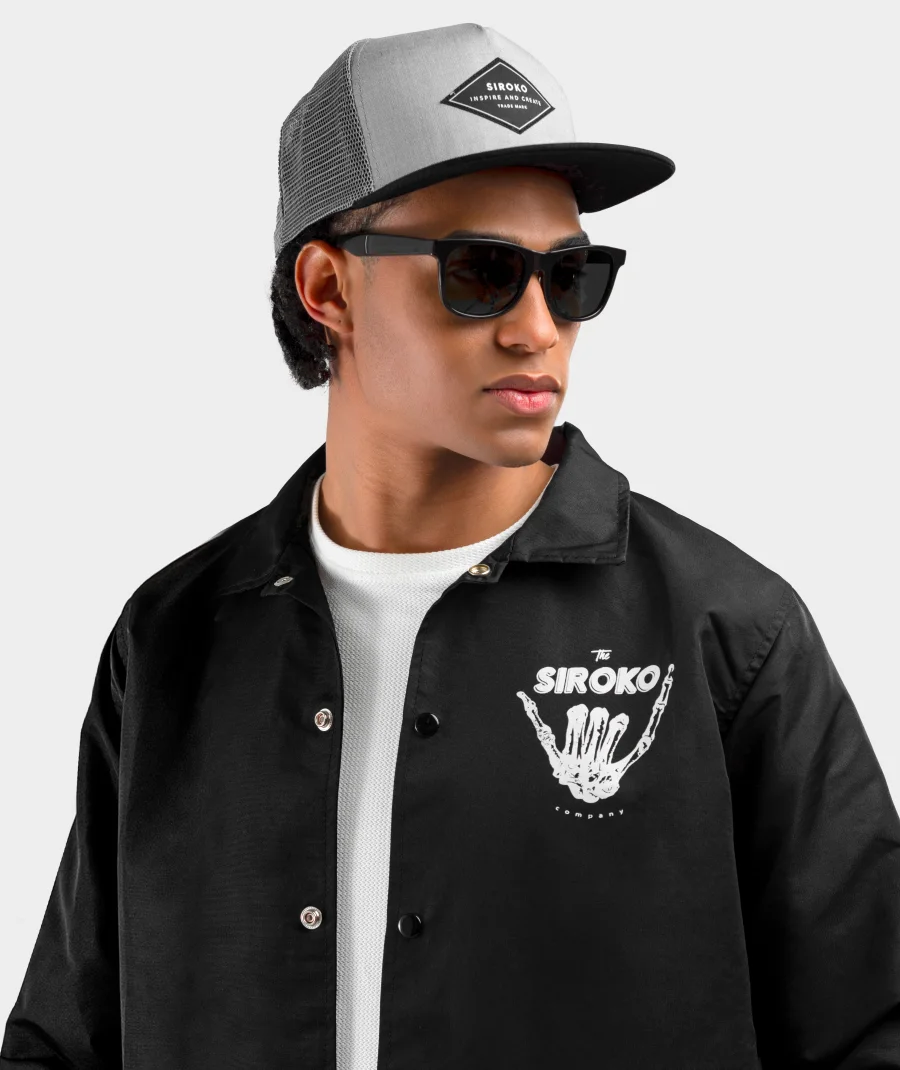 Gafas de sol Siroko Iconic Total Black de acetato reciclado
