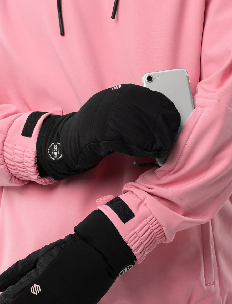 SIROKO Veste De Snowboard Et Ski Crystal W1 Femme - XXL - Noir/Bleu - Imperméable Et Respirante