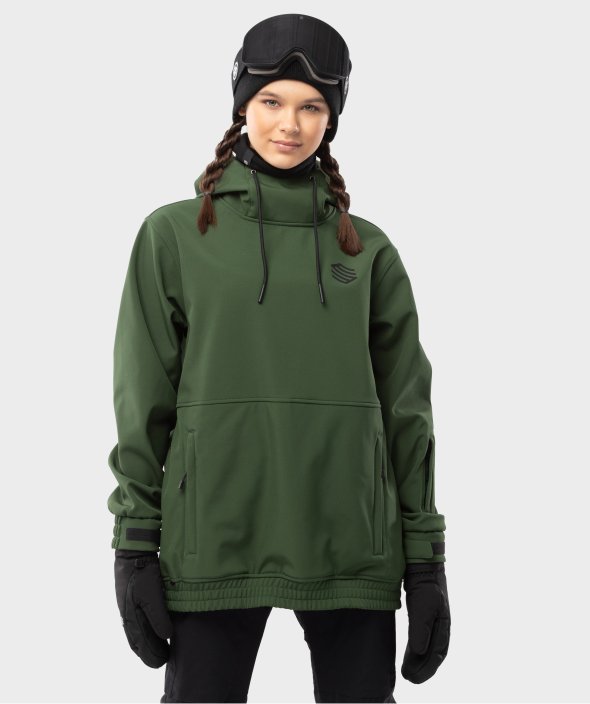 Cache-cou hiver Sports d'hiver Homme et Femme Blunt Green Vert Armée SIROKO