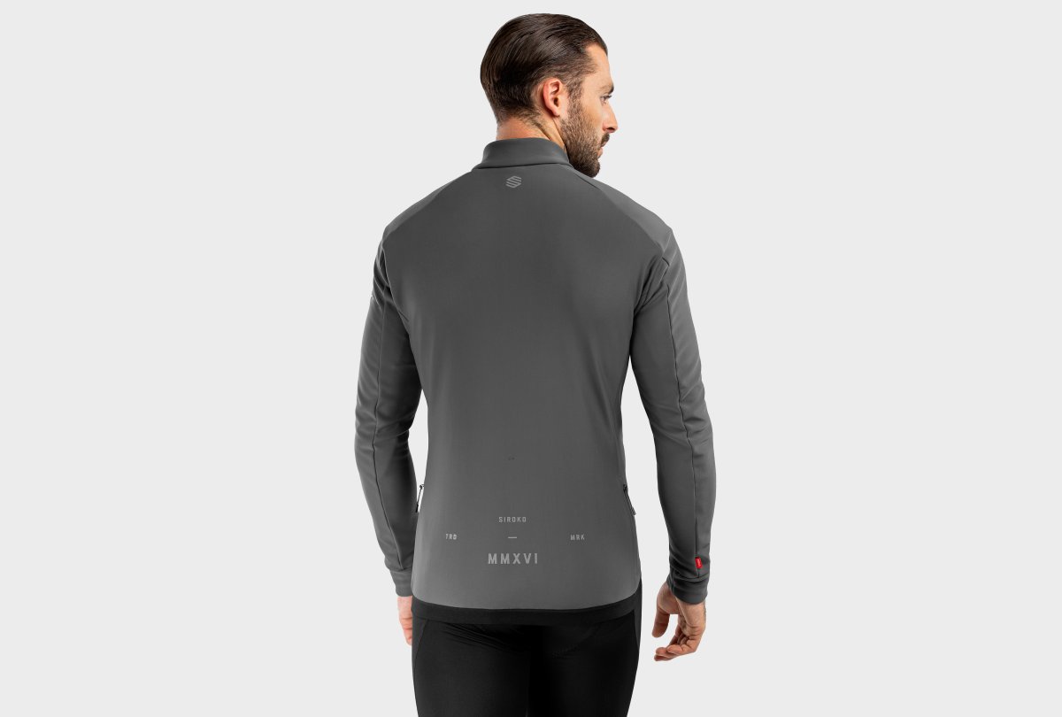 Giacca Da Ciclismo Siroko J1 Furkapass - Impermeabile E Antivento, Taglia L Nero - Foto 5