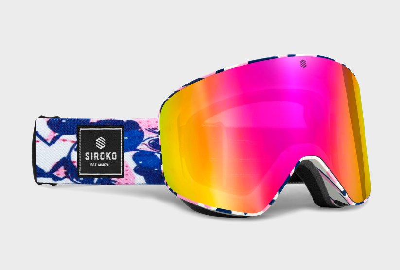 Gafas de sol esquí y nieve GX Névé SIROKO Hombre y Mujer Rosa