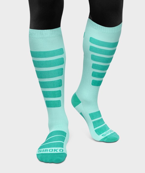 Calcetines de esqui Sportchic para mujer, Calcetines Mujer, Blanco