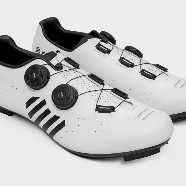 Zapatillas de ciclismo de carretera Siroko Infinity blancas