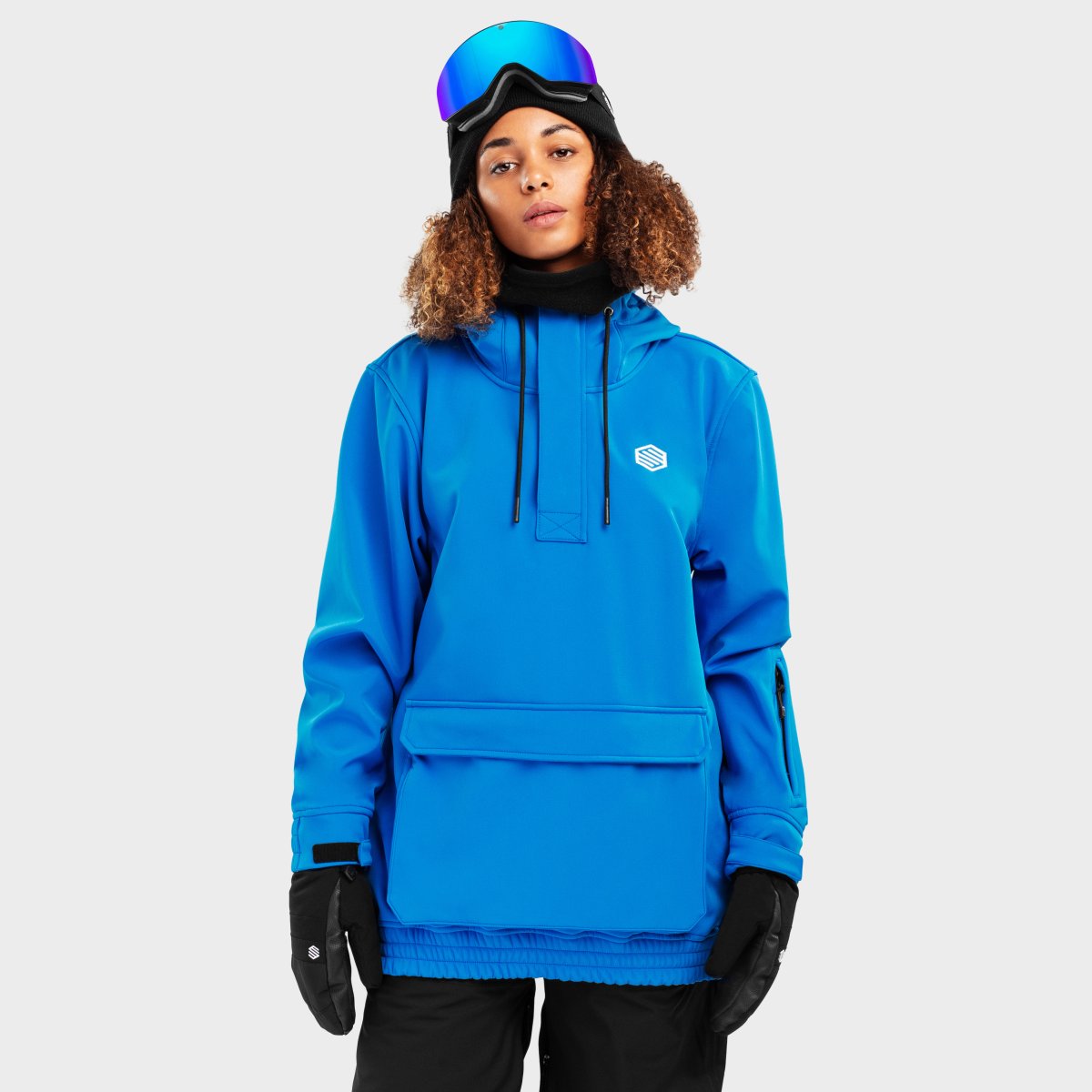 -55 Kangaroo Pocket Ski and Snowboard Jacket for Women Siroko W3-W Ollie