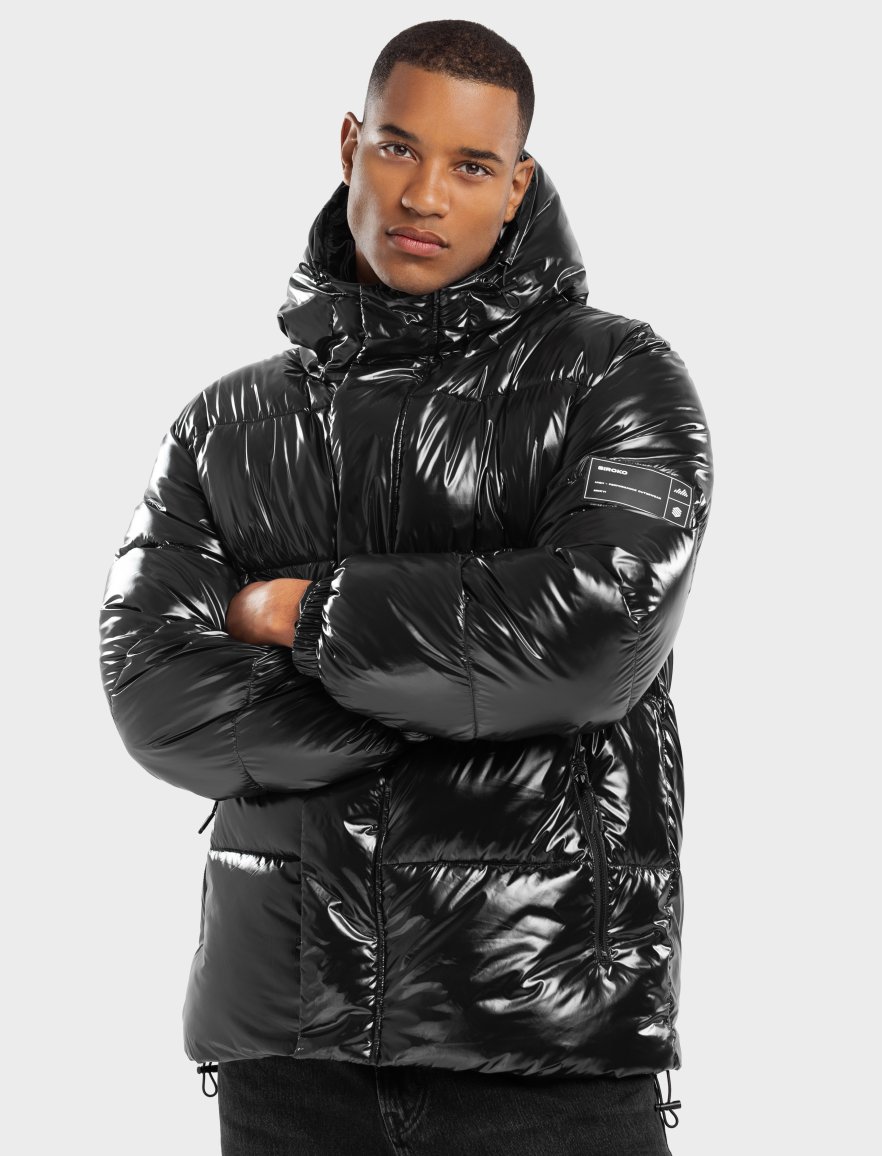 Shiny down jacket on sale men