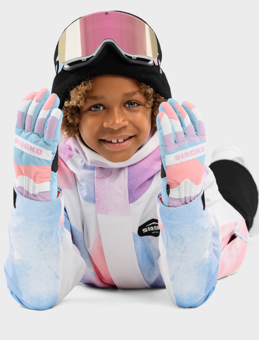 Guantes Esquí y Snowboard para Niños Siroko Bubbles