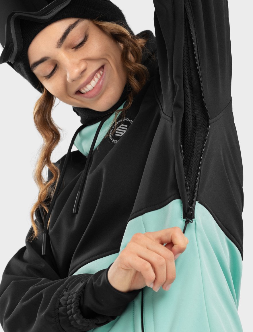 Giacca Snowboard Donna Siroko Skywalk - Impermeabile 10.000mm, Antivento E Traspirante Per Sport Invernali - Foto 3