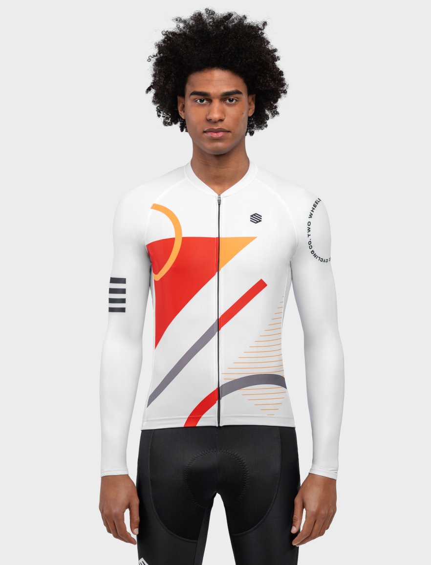 Long Sleeve Cycling Jersey Siroko M2 Finish Line SIROKO