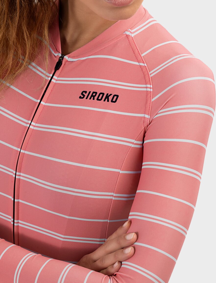 Maillot vélo manches longues femme Cyclisme M2 Flamingo Maillot vélo manches longues femme Cyclisme M2 Flamingo