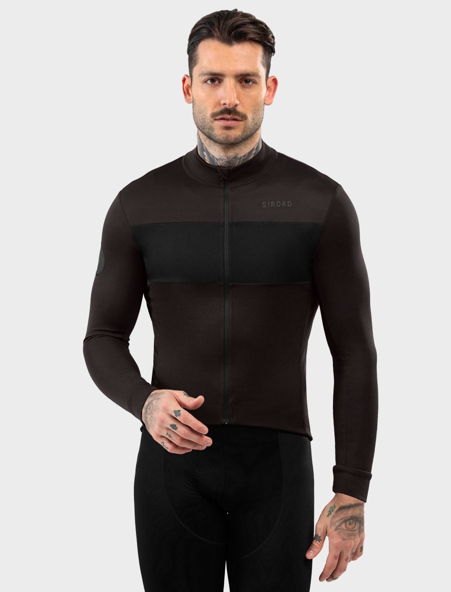 SIROKO - Wielershirt met Lange Mouwen Siroko SRX Dome - M - Wit SIROKO - Wielershirt met Lange Mouwen Siroko SRX Dome - M - Wit