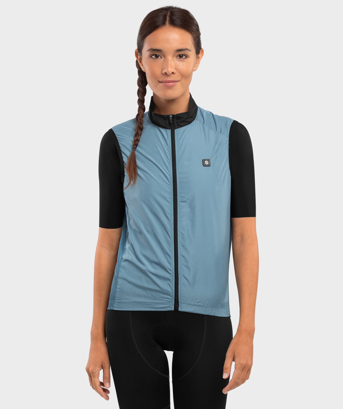 SIROKO - Winddicht Fietsvest voor Dames Siroko V1-W Manghen - M - Staalblauw SIROKO - Winddicht Fietsvest voor Dames Siroko V1-W Manghen - M - Staalblauw